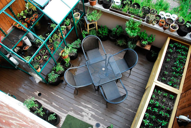 小区阳台绿化设计